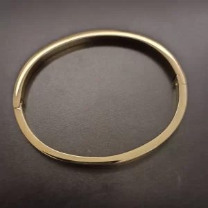 Pulseira Dourada, aço inoxidável, à prova d'água, anti-manchas