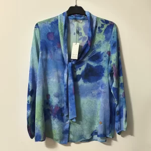 Blusa em Tecido Estampada Coleção Primavera Verão Tamanhos Grandes