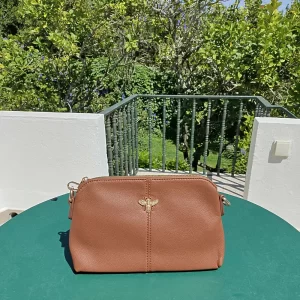 Mala Camel Pequena com Tiracolo